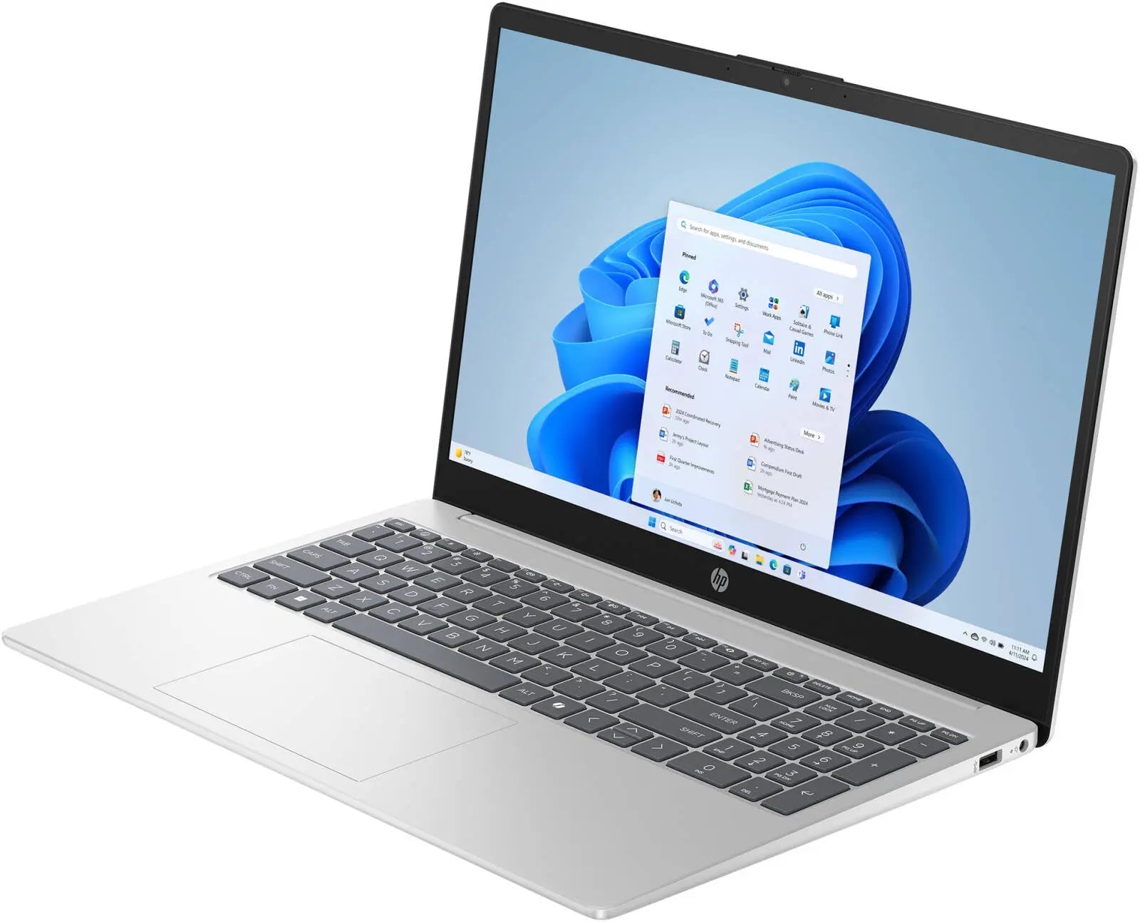 HP 15-FD0250WM Laptop – 13th Gen Intel Core i5‑1334U, 8GB RAM, 512GB SSD, 15.6" HD Display side view | Cyberterra