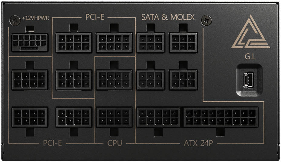 MSI MEG Ai1300P PCIe5 – 1300W Fully Modular ATX Power Supply, 80 PLUS Platinum Certified, PCIe5 Compatible, Quiet Operation, High-Performance PSU for Gaming & Workstations