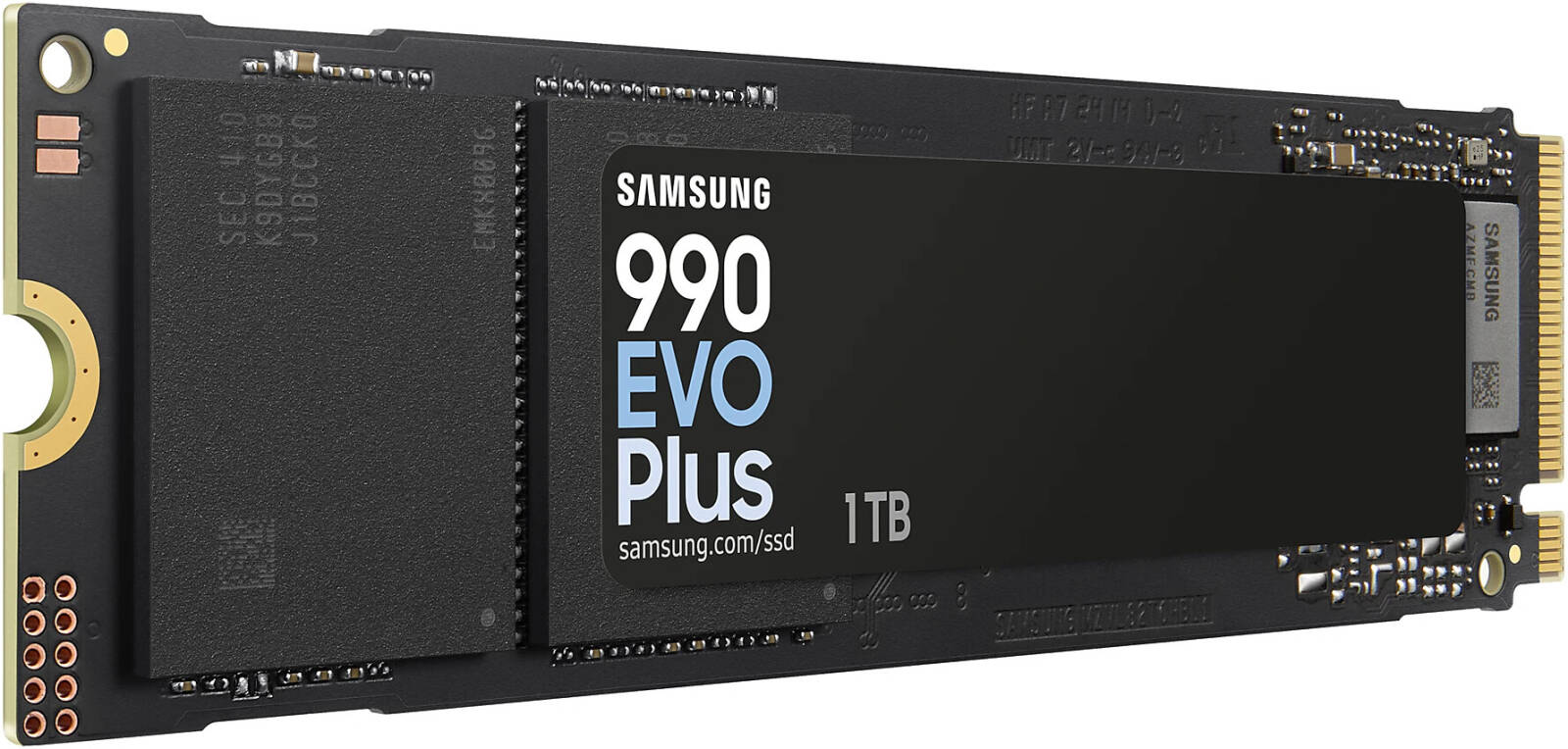 SAMSUNG 990 EVO Plus 1TB Internal NVMe SSD – PCIe Gen 4.0 x4 / 5.0 x2, M.2 2280, Up to 7,450MB/s Read, 6,900MB/s Write, V-NAND Technology, Energy Efficient, High-Performance Storage for Gaming & Professional Workloads
