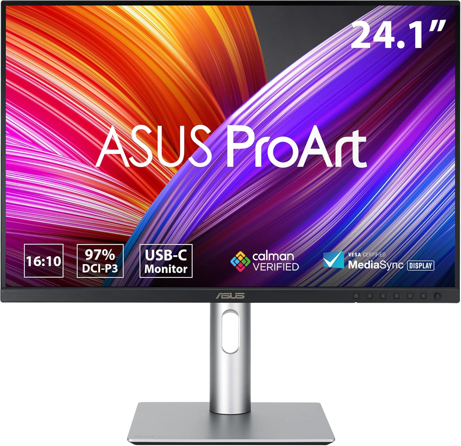 ASUS ProArt Display PA248CRV, 24.1 WUXGA IPS Professional Monitor, Calman Verified, USB-C PD 96W