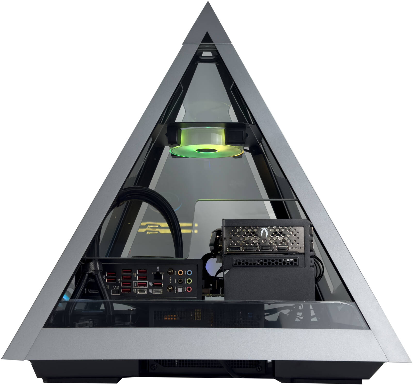 Obelisk X Gaming PC - Intel Core i7-14700KF 20 Cores 28 Threads, NVIDIA RTX 5070 12GB, 32GB DDR5 RAM 6400MHz, 1TB SSD Gen 4, 750W 80 PLUS PSU, 360mm Liquid Cooler, Wi-Fi + BT