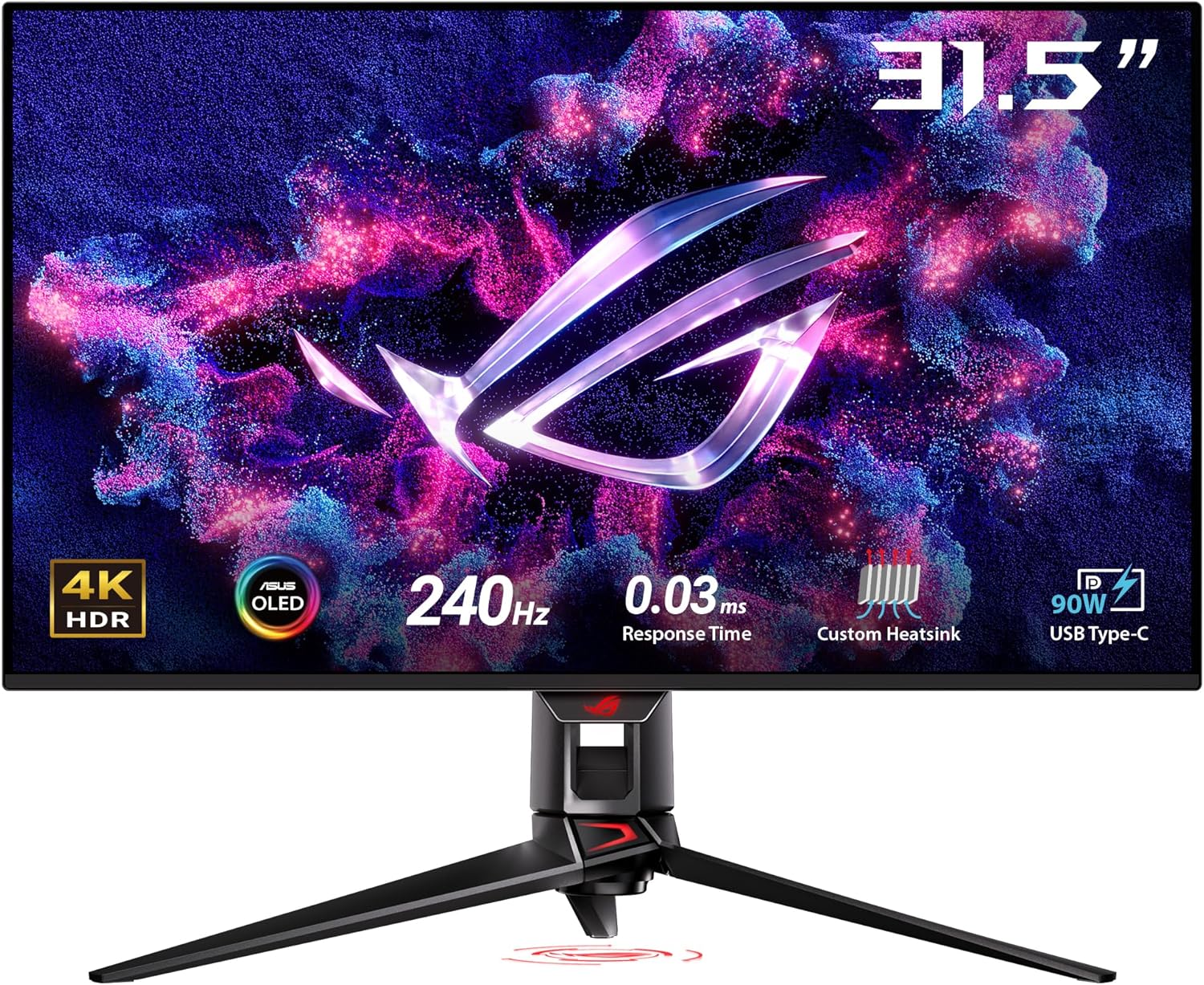 ASUS ROG Swift OLED PG32UCDP   32" 4K OLED Gaming Monitor with Dual-Mode 240Hz/480Hz Refresh Rate