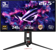 ASUS ROG Swift OLED PG27UCDM   27" 4K QD-OLED Gaming Monitor with 240Hz Refresh Rate and 0.03ms Response Time