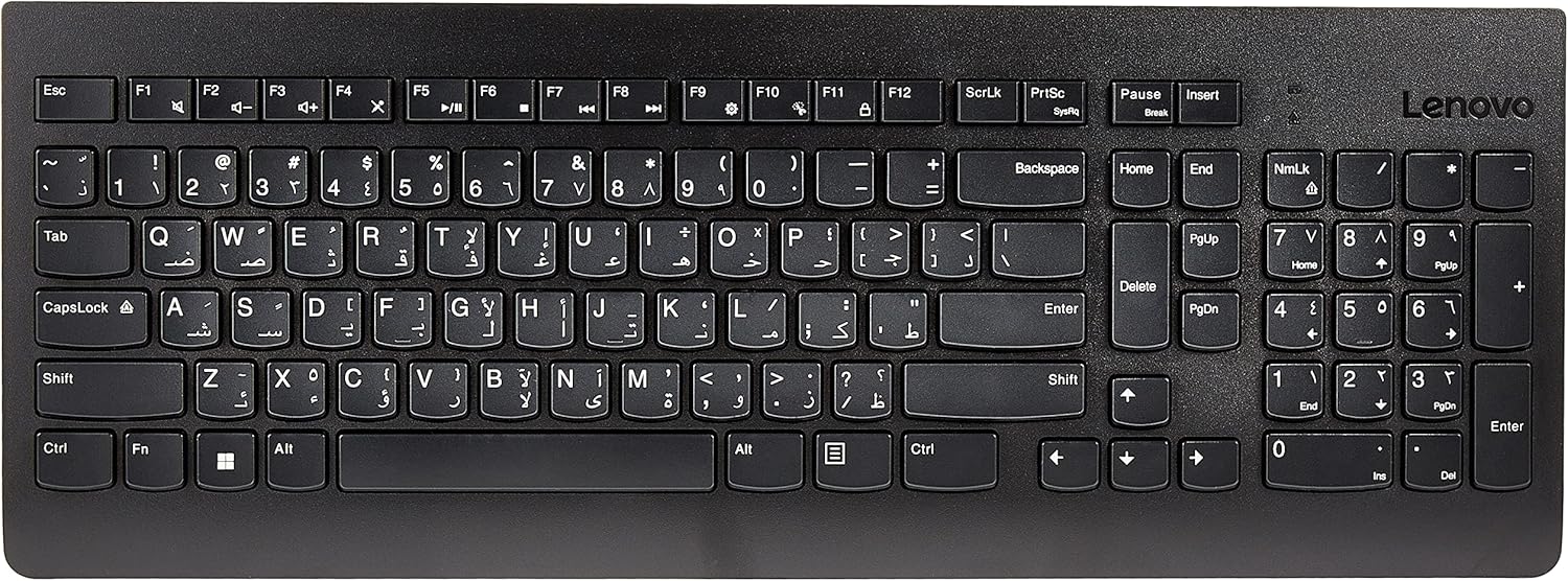 Lenovo Essential Wireless Combo Keyboard and Mouse Gen2 Arabic 470