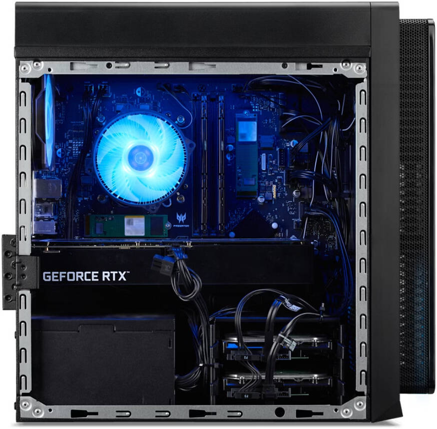 Acer Predator Orion 3000 PO3-655 Gaming Desktop Computer, Intel Core i7-14700F Processor, 32GB RAM, 1TB SSD, GeForce RTX 4060 8GB Graphics, 500W PSU, Windows 11 Home,w Black | DG.E45EM.001