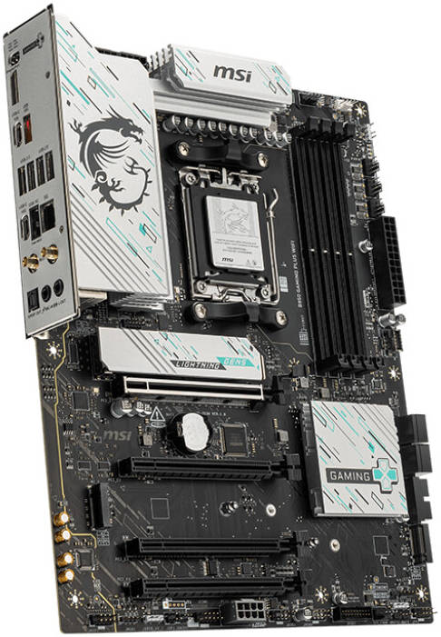 MSI B850 GAMING PLUS WIFI – ATX Gaming Motherboard with DDR5 Support, Integrated WiFi, PCIe Expansion, Advanced Cooling, High-Performance Durable Components