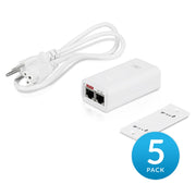 Ubiquiti POE-24-12W-5P – 5-Port 24V 12W Passive PoE Injector, Power Over Ethernet Adapter, Compact and Reliable, For Ubiquiti Access Points and Network Devices