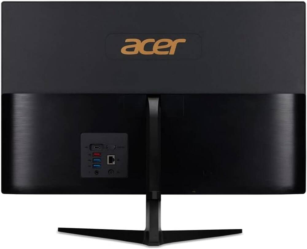 Acer Aspire C24-1800 AIO Desktop Computer, 23.8" FHD LCD Display, Intel Core i5-12450H, 8GB RAM, 512GB SSD, Intel UHD Graphics, ENG-ARAB K/B & Mouse, Win11, Black | DQ.BM2EM.002