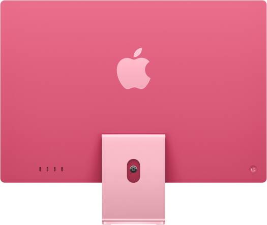 Apple iMac (2024) AIO Desktop Computer, 24" 4.5K Retina Standard Display, Apple M4 Chip with 10-Core CPU, 10-Core GPU, 16-Core Neural Engine, 16GB RAM, 256GB SSD, English K/B, Pink | MWV43 B/A