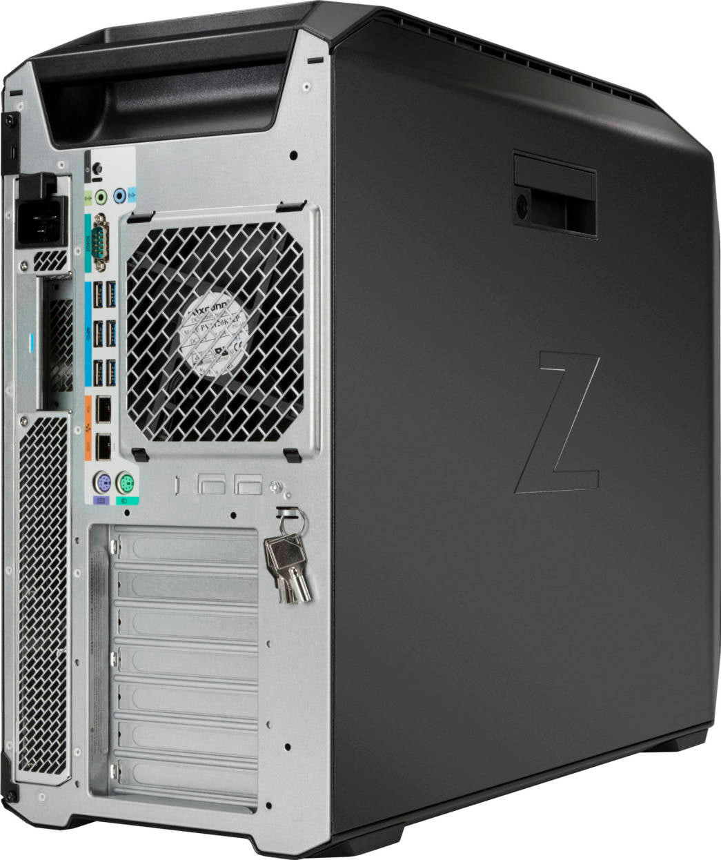 HP Z8 G4 Desktop Workstation, Intel Xeon-Gold 5220R 2.2GHz Processor, 1125W Chassis, 32GB DDR4 RAM, 512GB TLC SSD + 1TB 7200 SATA 3.5" Hard Drive, Keyboard + USB Mouse, ODD 9.5" DVD-RW, Black | Z8 G4