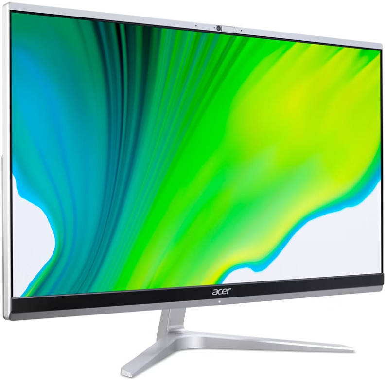 Acer Aspire C24-1651 AIO Desktop Computer, 23.8" FHD LED Display, Intel Core i7-1165G7, 8GB RAM, 512GB SSD, GeForce MX330 2GB GPU, Wireless K/B & Mouse, Win11, Silver | DQ.BG8EM.006