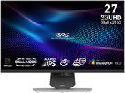 MSI MPG 274URDFW 27" IPS ML 4K UHD Monitor – Dual Mode, 0.05ms Response, HDR, High-Speed Display for Gaming & Professional Use
