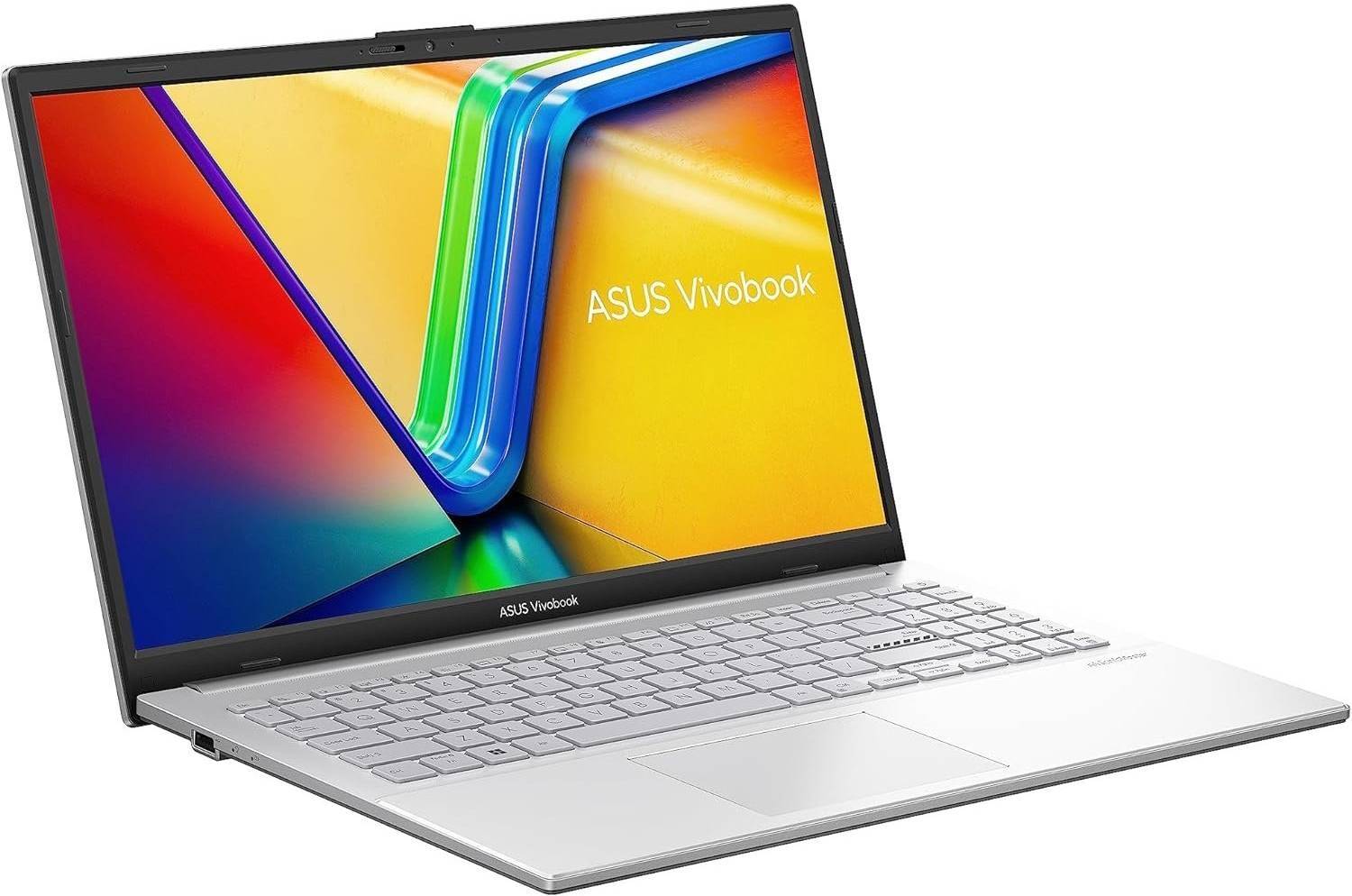 ASUS Vivobook Go 15 E1504GA 15.6" FHD Laptop – Intel Core i3-N305, 8GB RAM, 256GB SSD, Windows 11, Cool Silver, English Keyboard