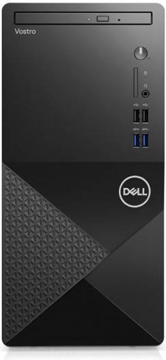 Dell Vostro 3910 Tower Computer, Intel Core i5-12400 2.50GHz Processor, 8GB DDR4 RAM, 256GB Storage, Intel UHD Graphics, Free DOS, Black | VOS-3910-6-MT