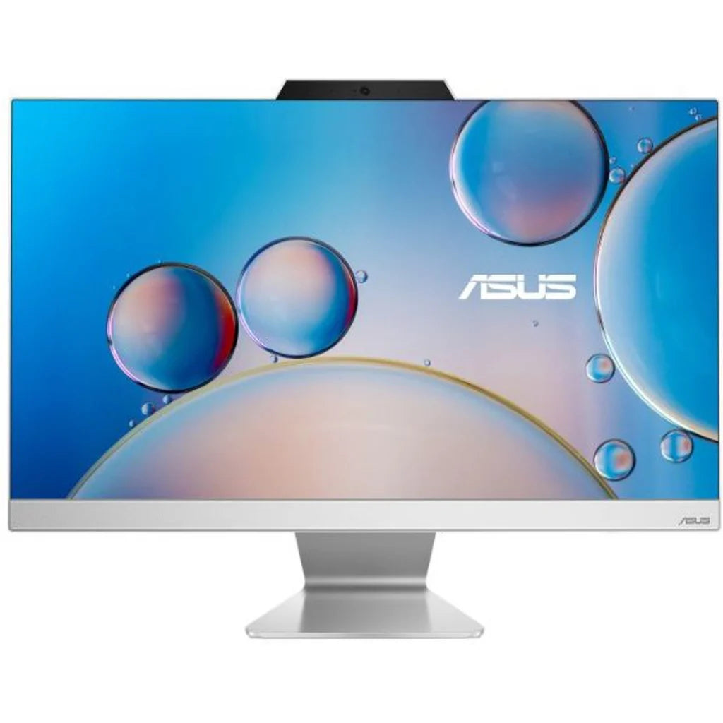 ASUS A3402WVAK All-In-One Desktop Computer, 23.8" FHD Anti-Glare Touch Display, Intel Core i7-1355U, 16GB RAM, 1TB SSD, Intel Iris Xe Graphics, English - Arabic K/B, Win11, White | A3402WVAT-I7161TBW