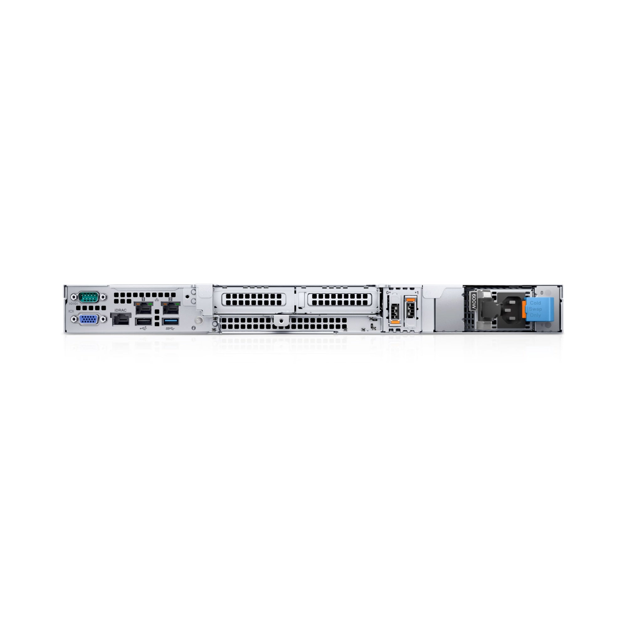 Dell Server PowerEdge R260-Rack 1U ports and connectivity detail