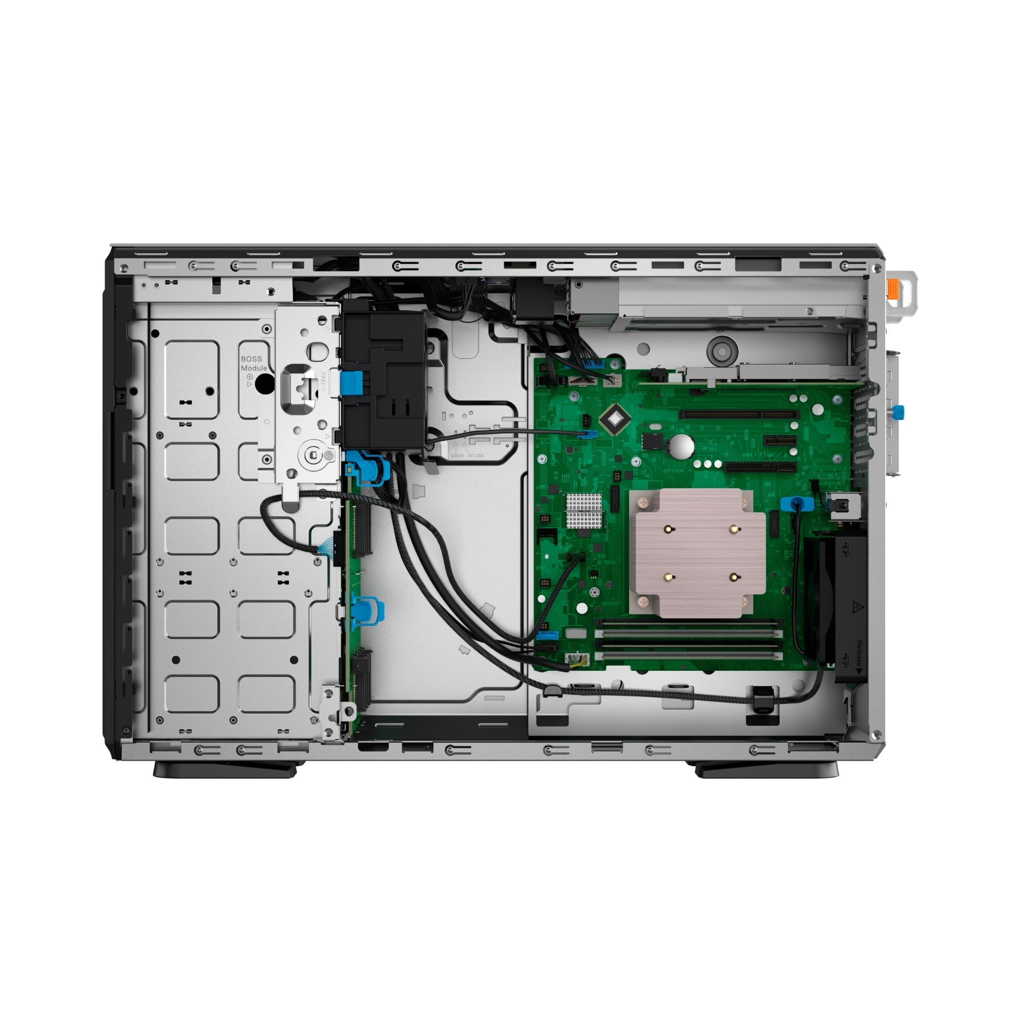 Dell Server PowerEdge T360-Tower ports and connectivity detail