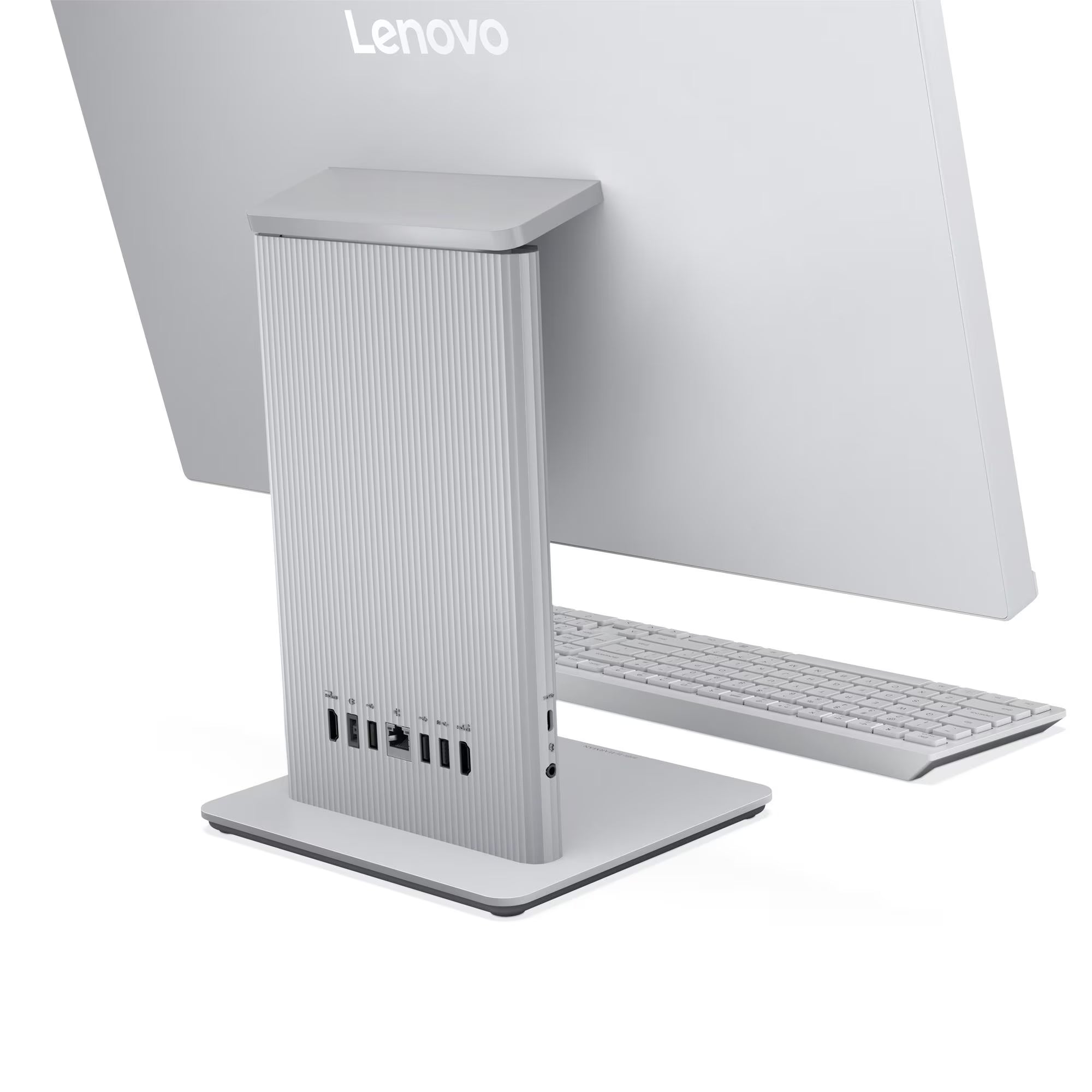 Lenovo IdeaCentre AIO 24IRH9 Desktop Computer, 23.8" FHD IPS 100Hz Display, Intel Core i7-13620H, 8GB RAM, 512GB SSD, Intel UHD Graphics, ENG-ARAB K/B & Mouse, FreeDOS, Cloud Gray | F0HN000QAX