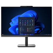 Lenovo V100, All In One Desktop PC, 23.8" FHD IPS Display, Intel N100 Quad Core Processor, 8GB RAM, 256GB SSD, Intel UHD Graphics, Calliope Mouse and English (UK) Keyboard, FreeDos, Black | 13BE0016GP
