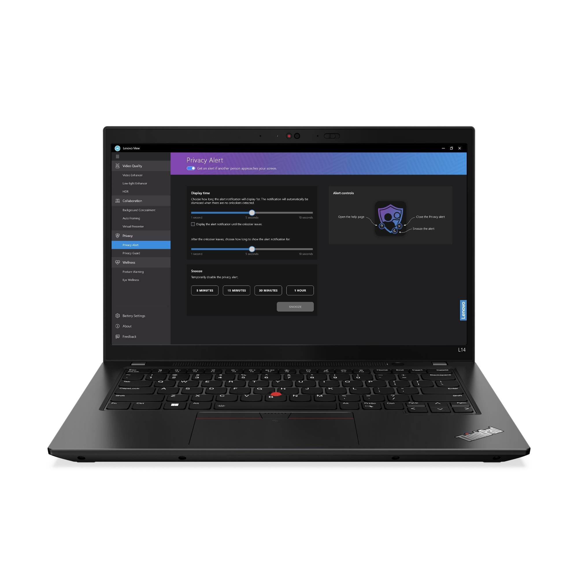 Lenovo L14,U5-125U,16GB DDR5,512GB SSD M.2 2280 NVMe G4,Integrated,No OS,14.0" WUXGA AG 400nits,5M RGB+IR Cam,Intel AX211 2x2AX 6E+BT,WWAN Upgradable