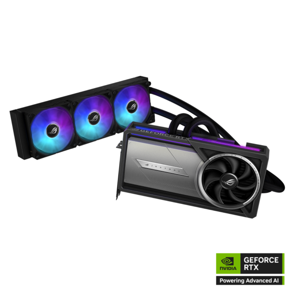 ASUS ROG Astral GeForce RTX 5090 Overclocked Edition Gaming Graphics Card – 32GB GDDR7, Liquid Cooling, PCIe 5.0, Ray Tracing, Aura Sync