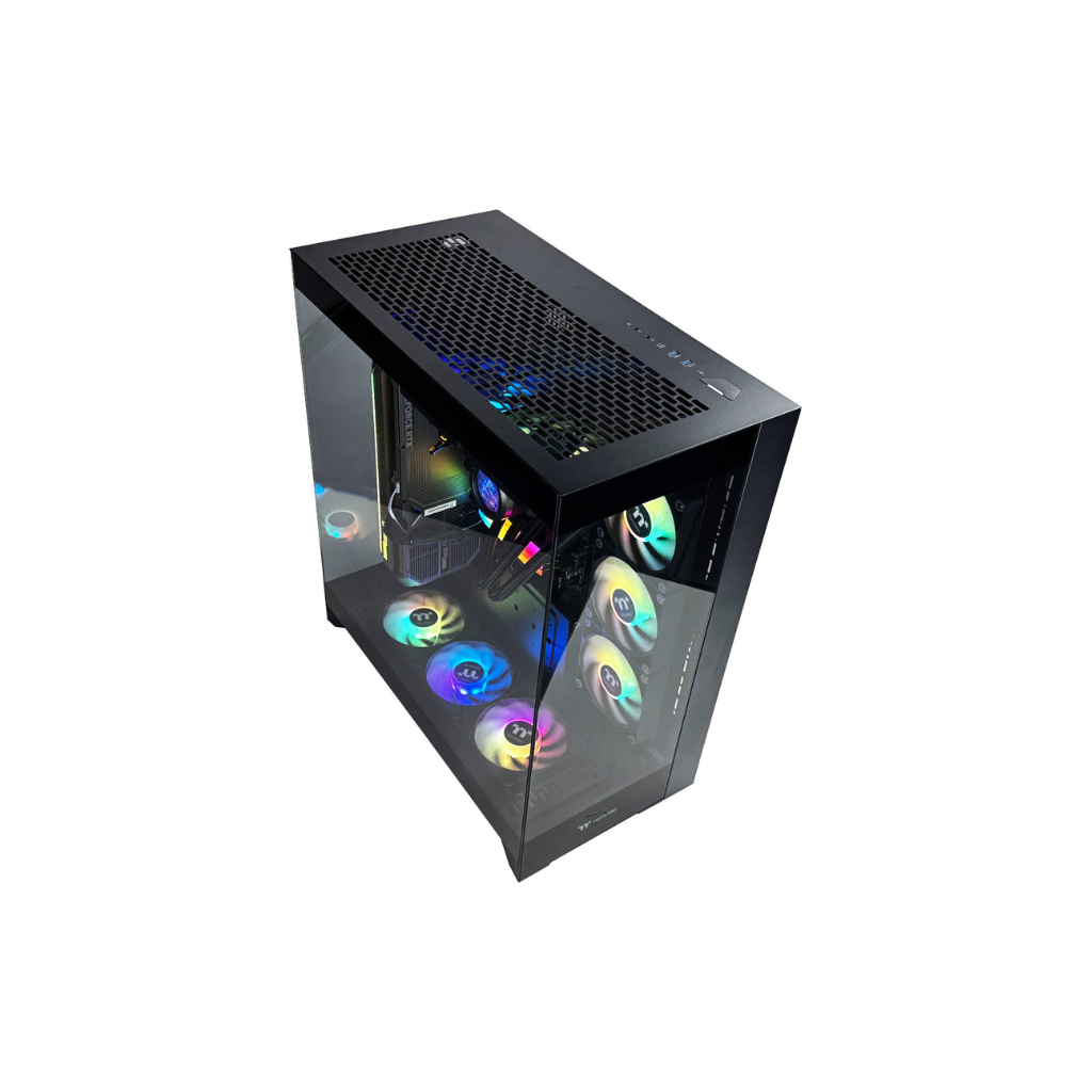 TitanX Gaming PC - AMD Ryzen 9 9950X3D 16 Cores 32 Threads, NVIDIA RTX 5080 16GB, 32GB DDR5 RAM 6000MHz, 2TB SSD Gen 5, 1200W 80 Plus PSU, 360mm Liquid Cooler, Wi-Fi + BT