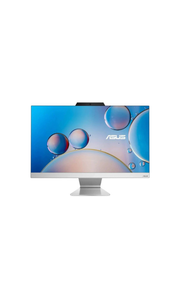 ASUS A3402 All-in-One Desktop Computer, 23 8" FHD Wide View Display, Intel Core i5-1235U Processor, 8GB RAM, 512GB SSD, Intel UHD Graphics, ENG/ARB K/B Mouse, Windows 11, White | 90PT03G4-M05PH0