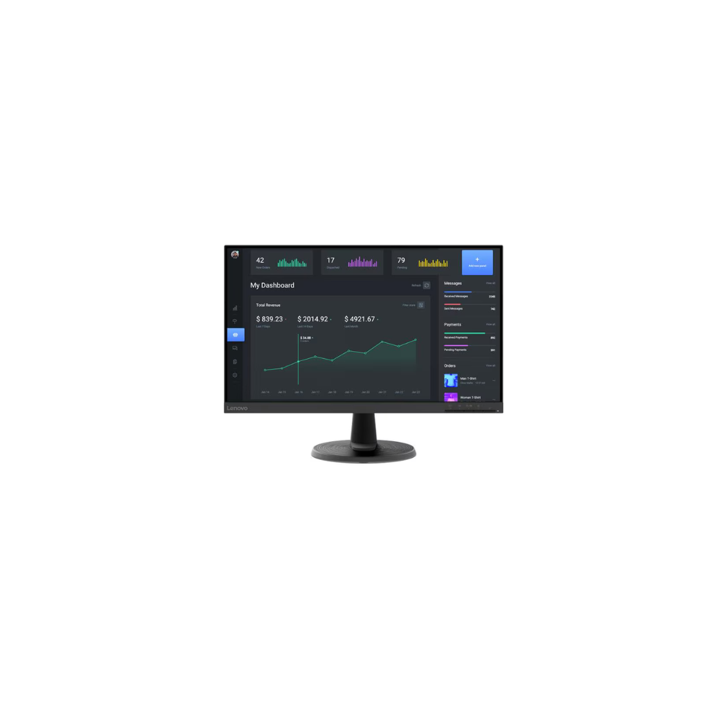 Lenovo C24-40 Think Vision 23.8 Inch Full HD LED Monitor