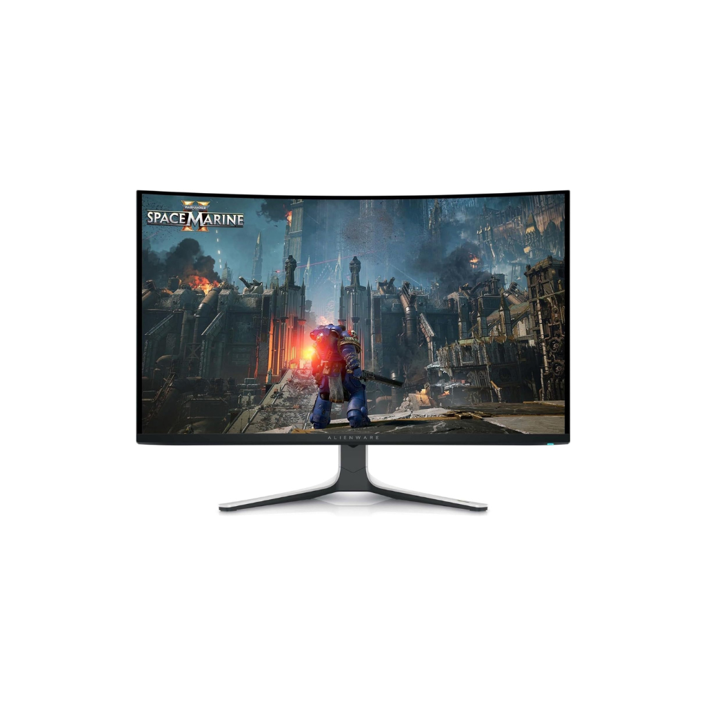 Alienware AW3225QF 32 Inch 4K UHD (3840x2160) 1700R Curved Gaming Monitor, 240Hz, QD OLED, 0.03ms, NVIDIA G-SYNC Compatible, HDR, Dolby Vision, USB-C, DisplayPort, 2x HDMI, 4x USB, 3 Year Warranty