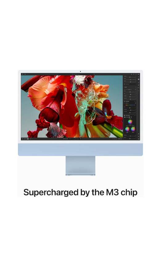 Apple 24-inch iMac M3 8C/8C 8GB RAM 256GB Blue MQRC3-INTERNATIONAL VERSION