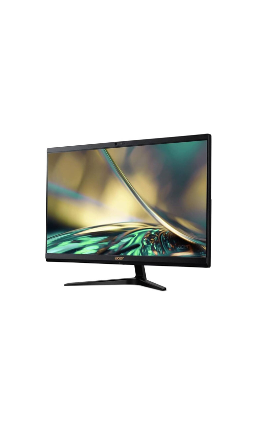 Acer Aspire C24-1800 AIO Desktop Computer, 23.8" FHD LCD Display, Intel Core i5-12450H, 8GB RAM, 512GB SSD, Intel UHD Graphics, ENG-ARAB K/B & Mouse, Win11, Black | DQ.BM2EM.002