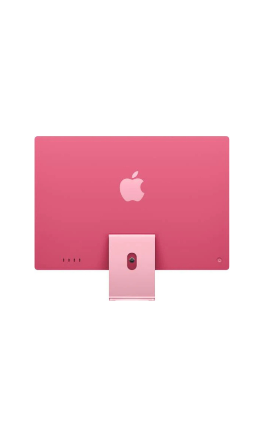 Apple iMac (2024) AIO Desktop Computer, 24" 4.5K Retina Standard Display, Apple M4 Chip with 8-Core CPU, 8-Core GPU, 16-Core Neural Engine, 16GB RAM, 256GB SSD, English Keyboard, Pink | MWUG3 B/A
