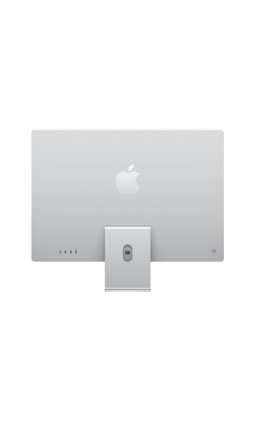 Apple iMac (2024) AIO Desktop Computer, 24" 4.5K Retina Standard Display, Apple M4 Chip with 10-Core CPU, 10-Core GPU, 16-Core Neural Engine, 24GB RAM, 512GB SSD, English K/B, Silver | MCR24 B/A