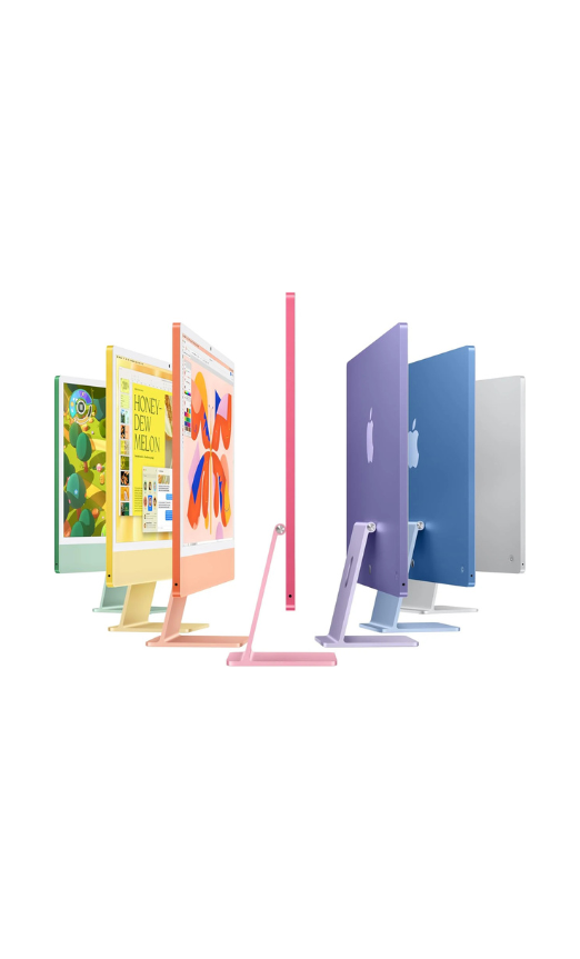 Apple 24" iMac AIO Desktop Computer with M3 Chip, 4.5K Retina Display, 8-Core CPU & 10-Core GPU, 16GB RAM, 512GB SSD, Magic English K/B with Touch ID & Magic Mouse, macOS, Blue | Z19K0019C