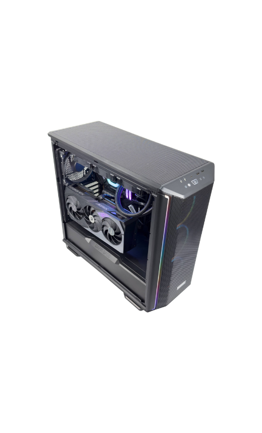 Aeronautical Gaming PC - Intel Core i9-14900KF 24 Cores 32 Threads, NVIDIA RTX 4070 Ti 12GB, 32GB DDR5 RAM 6400MHz, 1TB SSD Gen 4, 850W 80 PLUS Gold PSU, 360mm Liquid Cooler, Wi-Fi + BT