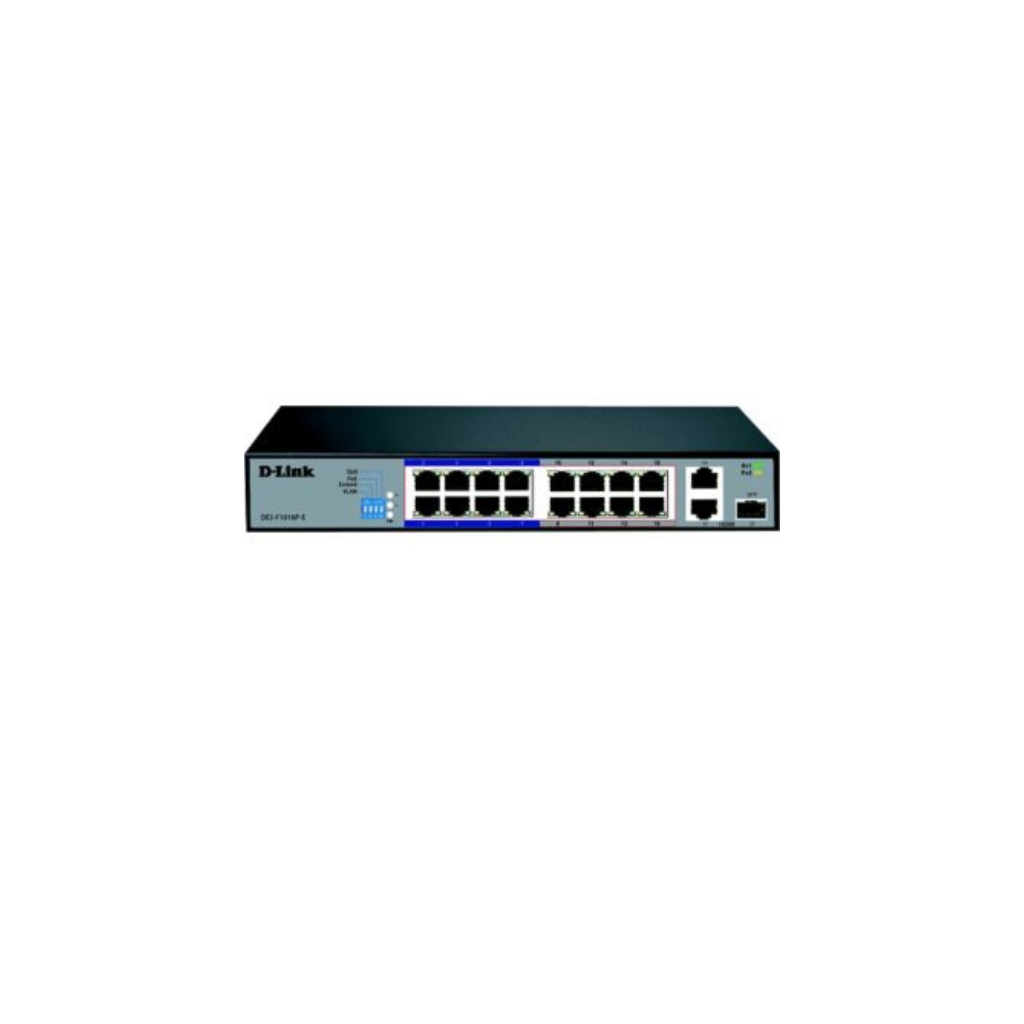 DLINK 16 PORT POE UNMANAGED - 5.2 Gbps