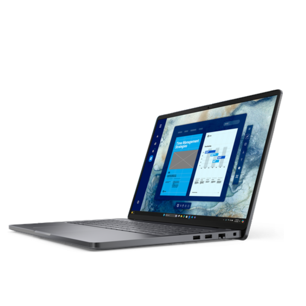 Dell Pro 16 PC16250 Laptop, Intel Core 5 120U Processor, 8GB RAM, 512GB SSD, 16" FHD+ Display, Win 11, English & Arabic Backlit Keyboard, 1 Year Warranty