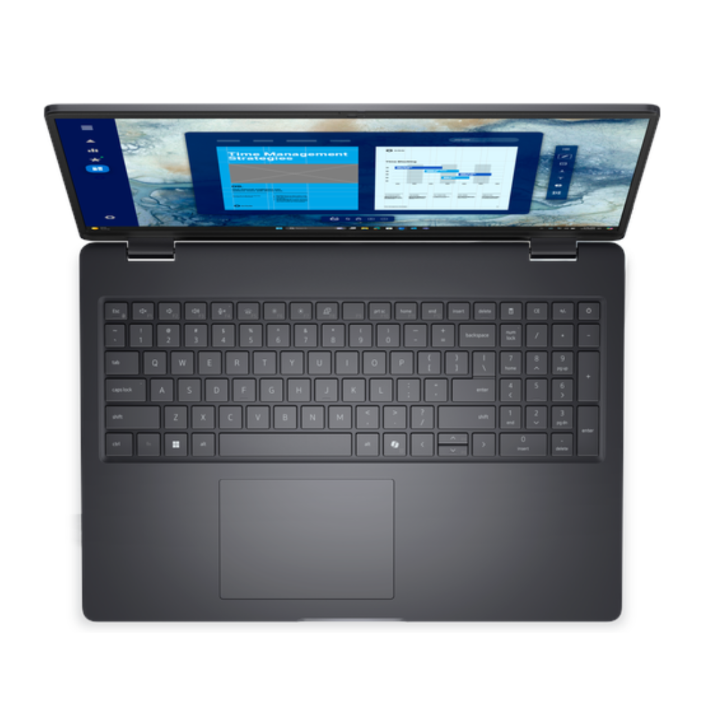 Dell Pro 16 PC16250 Laptop, Intel Core 5 120U Processor, 8GB RAM, 512GB SSD, 16" FHD+ Display, Win 11, English & Arabic Backlit Keyboard, 1 Year Warranty