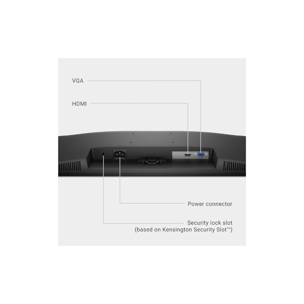 Dell 24 Monitor - SE2425HM, Full HD (1920x1080), 100Hz, IPS, 5ms, VESA (100x100mm), HDMI, VGA, 3 Year Warranty, Black