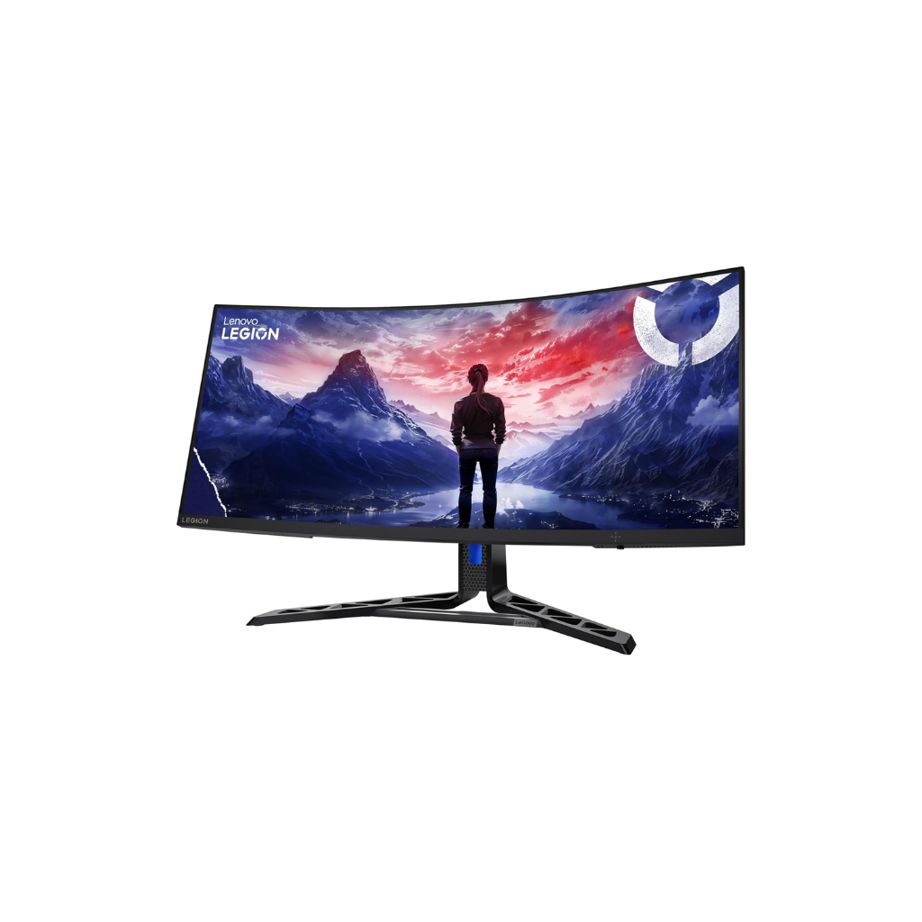 Lenovo Legion R34w-30 34" WQHD Curved Gaming Monitor   180Hz, 0.5ms Response Time, 1500R Curve, 2x HDMI 2.1, DisplayPort 1.4, AMD FreeSync Premium, 99% sRGB, 90% DCI-P3, Raven Black
