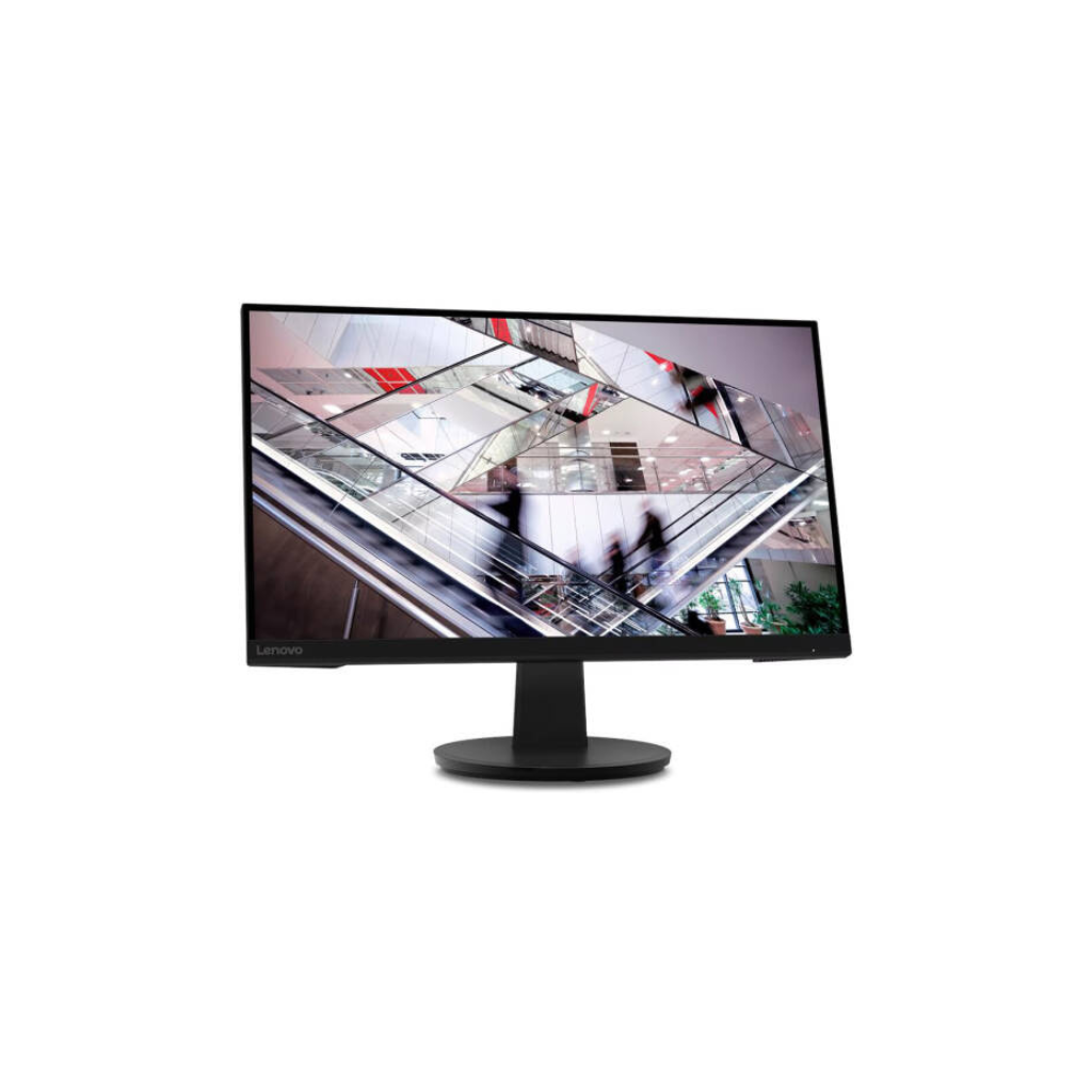 Lenovo N27q 27" QHD Monitor   2560x1440 IPS, 100Hz, 4ms, 3-Side NearEdgeless, 2x HDMI 2.1, DisplayPort 1.4, Adjustable Stand