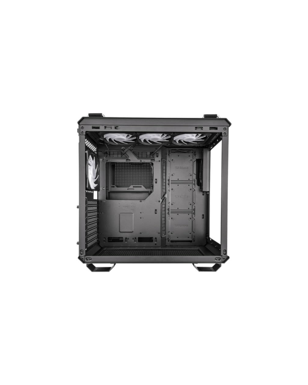 ASUS GT502 Plus Mid-Tower PC Case – Black with Tempered Glass, ARGB Fans, ATX / Micro-ATX / Mini-ITX Compatible