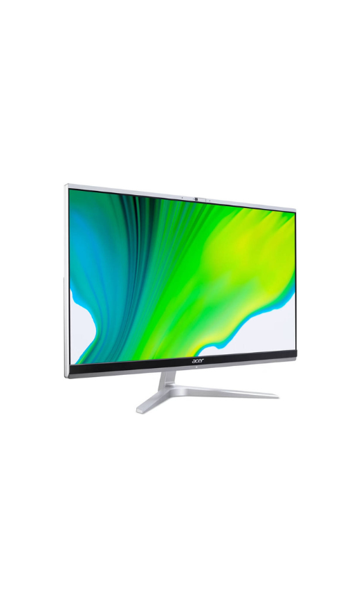 Acer Aspire C24-1651 AIO Desktop Computer, 23.8" FHD LED Display, Intel Core i7-1165G7, 8GB RAM, 512GB SSD, GeForce MX330 2GB GPU, Wireless K/B & Mouse, Win11, Silver | DQ.BG8EM.006