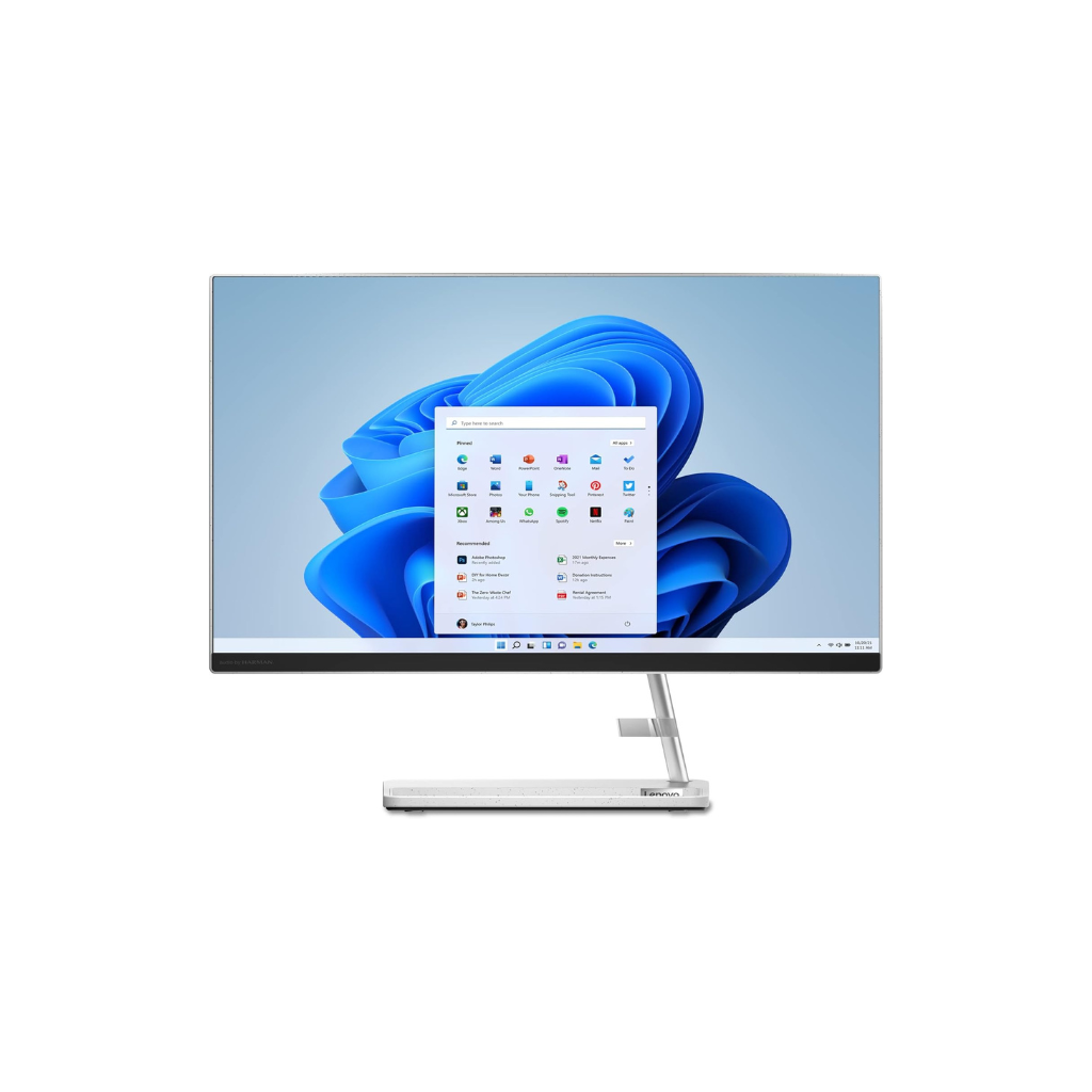 Lenovo 24" All-in-One PC AMD Ryzen 5 7535H, 8GB RAM, 512GB SSD, Full HD Display, Windows 11, Integrated Graphics