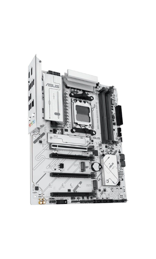 ASUS B850M MAX GAMING WIFI Motherboard – Socket AM5, B850 Chipset, USB 10Gbps, WiFi 6, CECT2, Micro-ATX