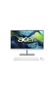 Acer C27D-Q.BMGEM.003 All in One Desktop Computer, 27" FHD Display, Intel Core Ultra 7-155U, 16GB RAM, 512GB SSD, Intel Graphics, Wireless ENG-ARB K/B & Mouse, Windows 11 Home, White | DQ.BMGEM.003