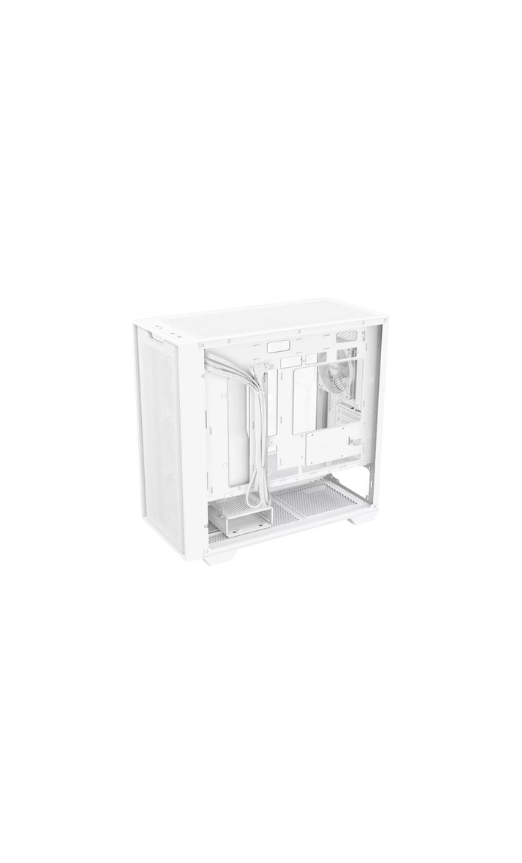 ASUS A21 Plus Mid-Tower PC Case – White with ARGB Fans, ATX / Micro-ATX / Mini-ITX Compatible