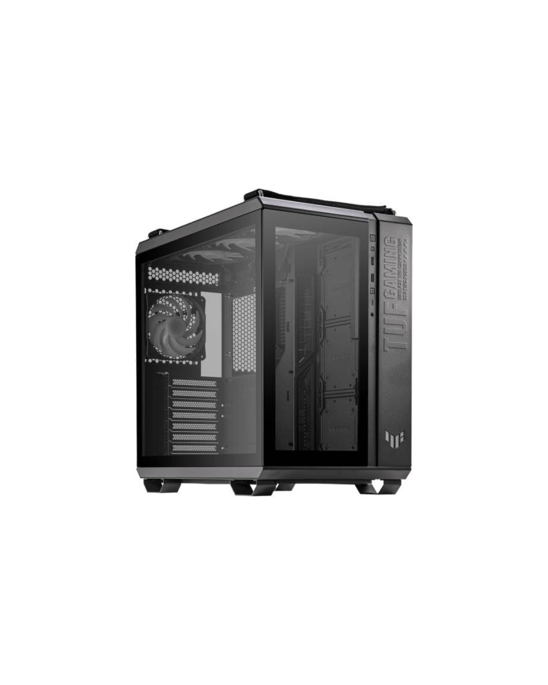 ASUS GT502 Plus Mid-Tower PC Case – Black with Tempered Glass, ARGB Fans, ATX / Micro-ATX / Mini-ITX Compatible