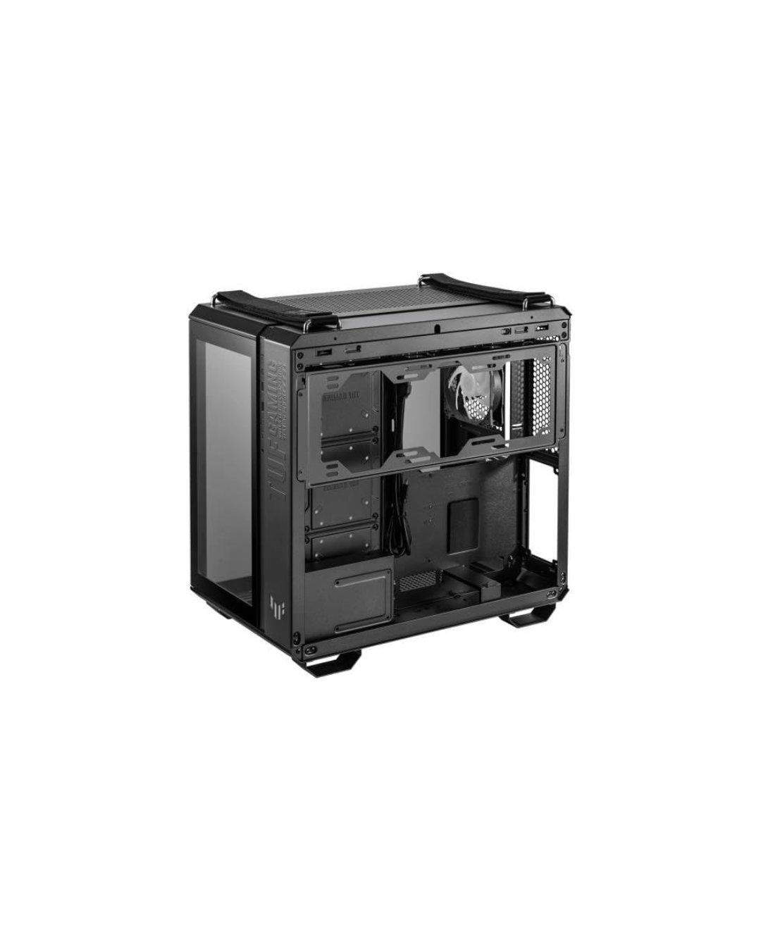 ASUS GT502 Plus Mid-Tower PC Case – Black with Tempered Glass, ARGB Fans, ATX / Micro-ATX / Mini-ITX Compatible