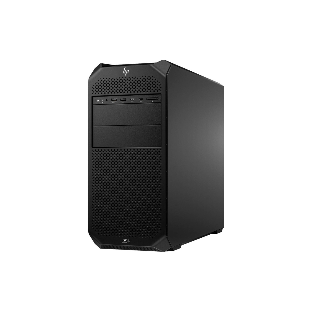 HP Z4 G5 Tower Desktop Computer, Intel Xeon W3-2423 6-Core 4.0GHz, 128GB DDR5 RAM, 1TB SSD + 4TB SATA HDD, NVIDIA QUADRO T1000 4GB, USB 320 Wired K/B & Mouse, Win 11 Pro, Black | HP Z4-G5-TWR